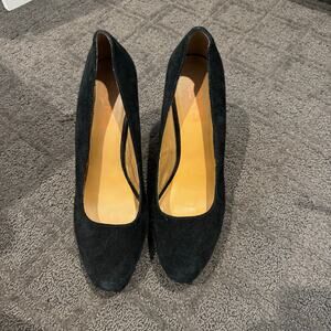 Michael Kors suede wedge heel size 10